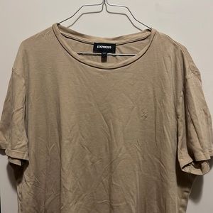 Express tan shirt
